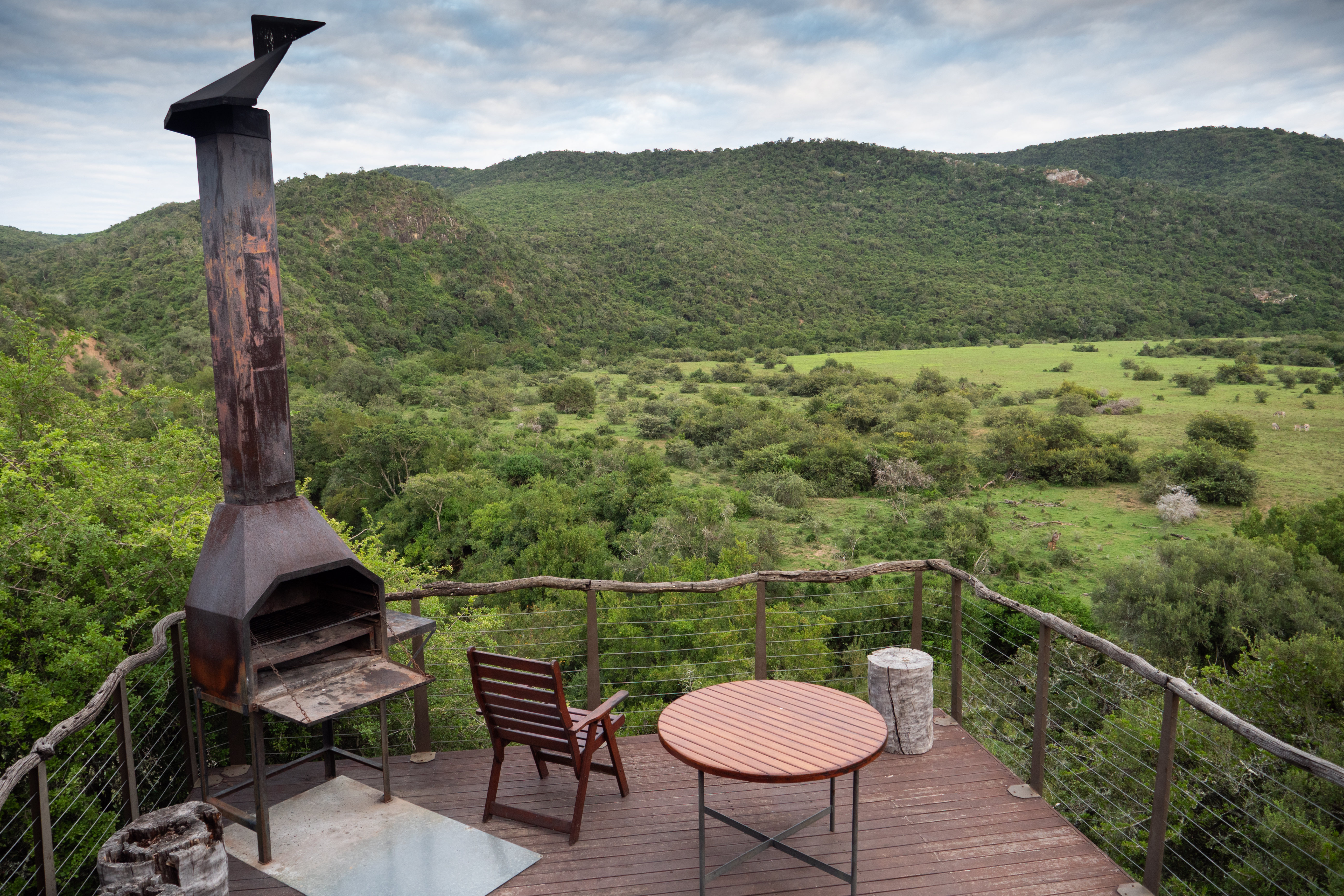 Ausblick vom Nyathi Camp